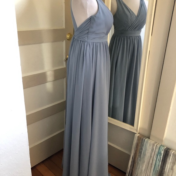Azazie Beautiful soft blue formal dress - Picture 3 of 10